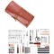 92PCS Leather Working Tools Kit – Complete Leather Craft Tool Set with Storage Bag for Stitching, Punching, Engraving & DIY Projects